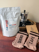 Kits 1 Meia Quero Café + 1 Café Especial T-Socks CARAMELO & NOZES