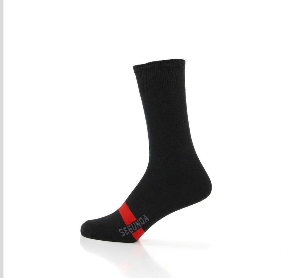 Kit 5 Pares Meia Casual Cano Médio Semana Cor Preto