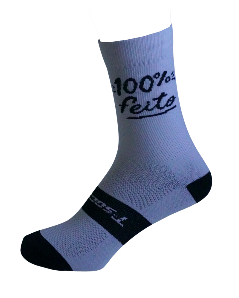 Meia de corrida ou ciclismo (MTB/Speed) - 100% Feito