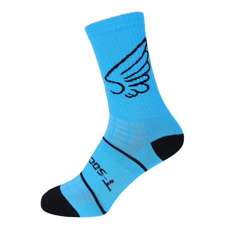 Meia de Asas para corrida ou bike - Azul
