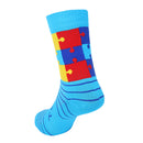 Meia de Ciclismo Mtb Speed Corrida - Espectro Autista