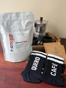 Kits 1 Meia Quero Café + 1 Café Especial T-Socks CARAMELO & NOZES