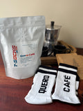 Kits 1 Meia Quero Café + 1 Café Especial T-Socks CARAMELO & NOZES