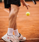 Kit 03 Meia Esportiva Canelada Cano Medio Unissex Algodão