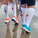 Meia de Compressão Corrida - EU AMO CORRER
