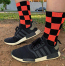 Meia de Corrida ou Ciclismo (MTB/Speed) - Quadriculada