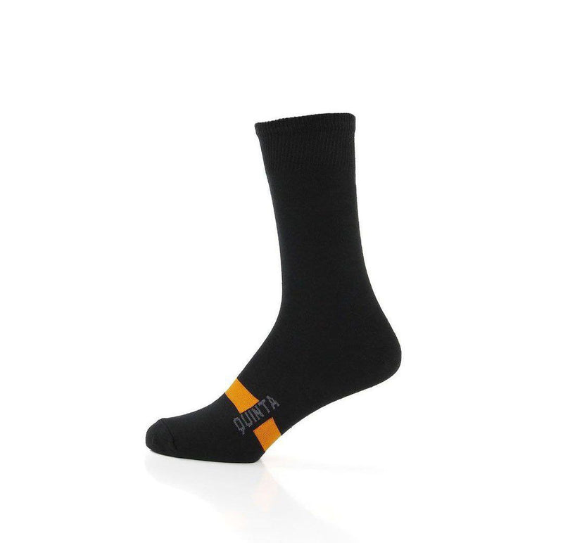 Kit 5 Pares Meia Casual Cano Médio Semana Cor Preto