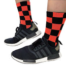 Meia de Corrida ou Ciclismo (MTB/Speed) - Quadriculada